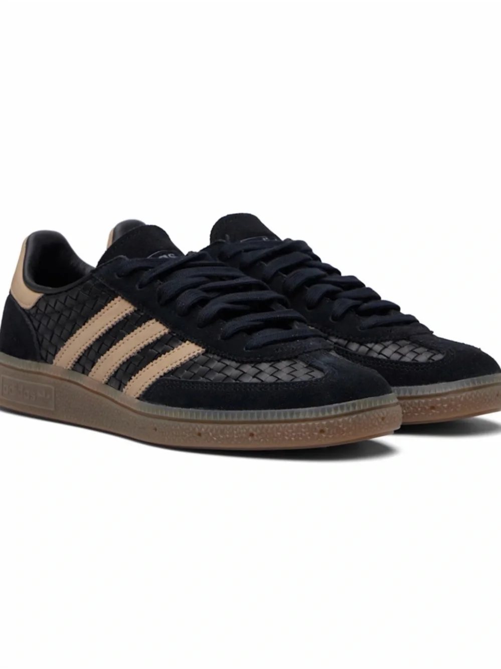 adidas Handbal Spezial Black and Tan Woven Sneakers- 8.5 - Picture 4 of 10